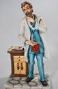 Italian Doctor Handmade Figurine Capodimonte Porcelain