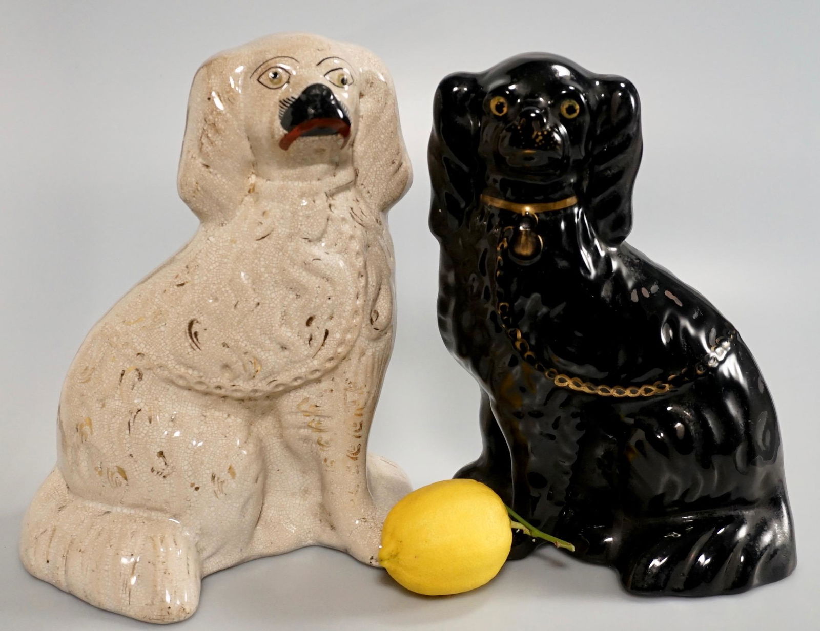 Staffordshire Jackfield Dog King Charles Spaniel Large (1 of 11)