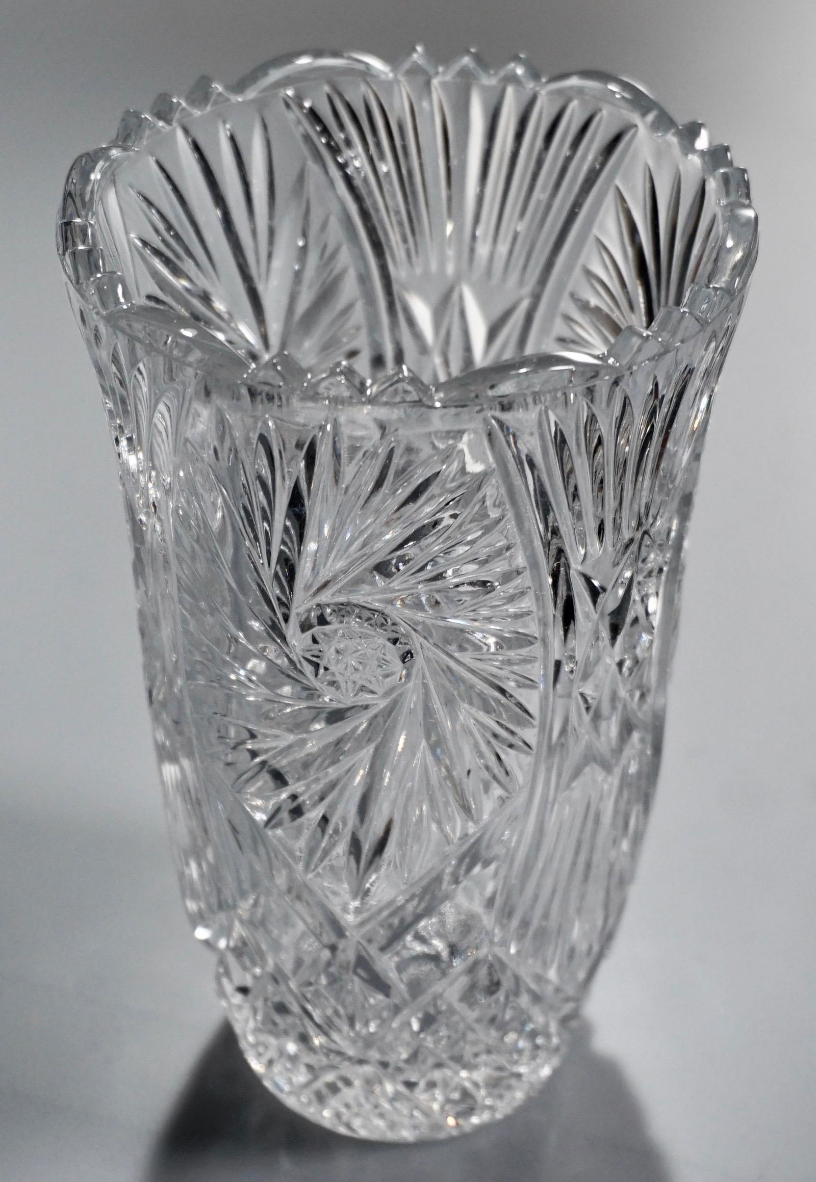 Pressed Glass Flower Vase (1 of 6)