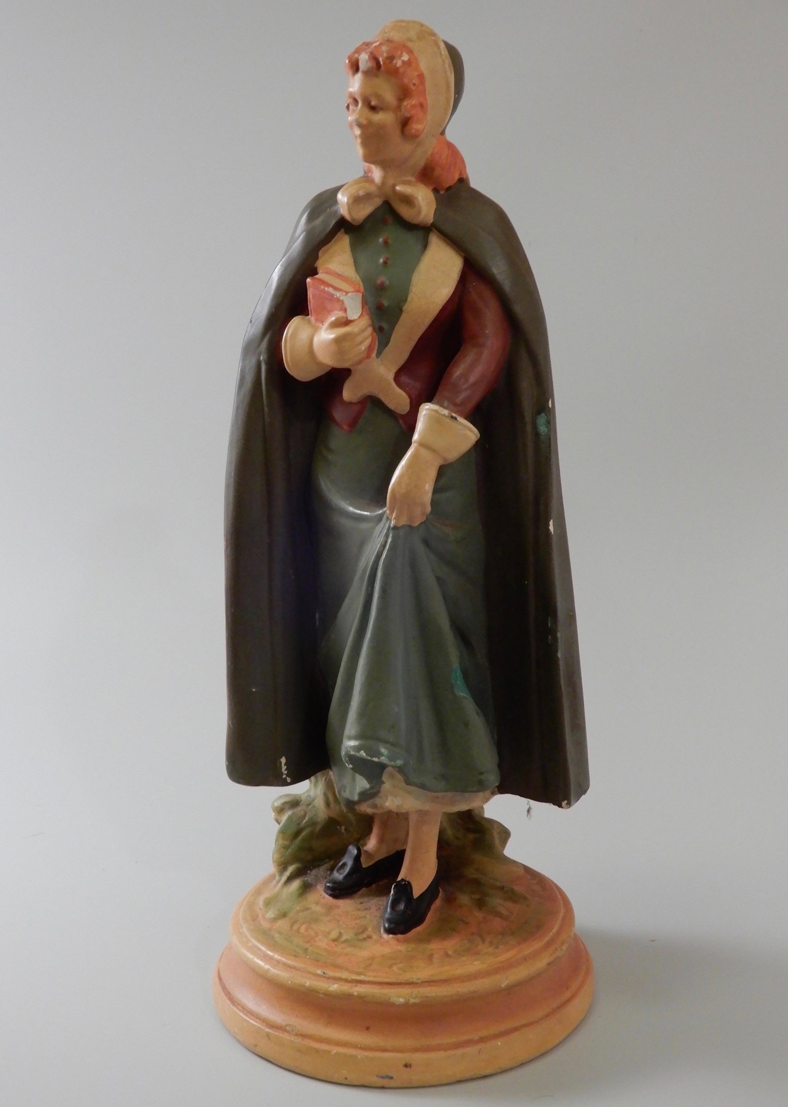 Vintage Columbia Statuary Co Chalkware Figurine of a (1 of 6)