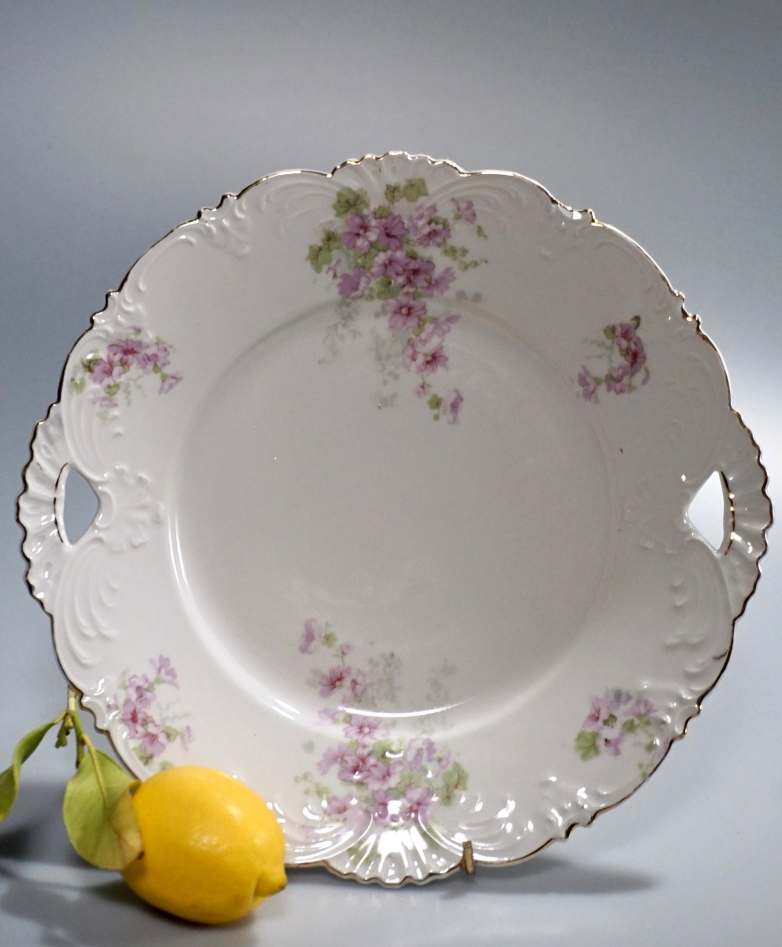 Vintage China Handled Tray Cake Plate (1 of 4)