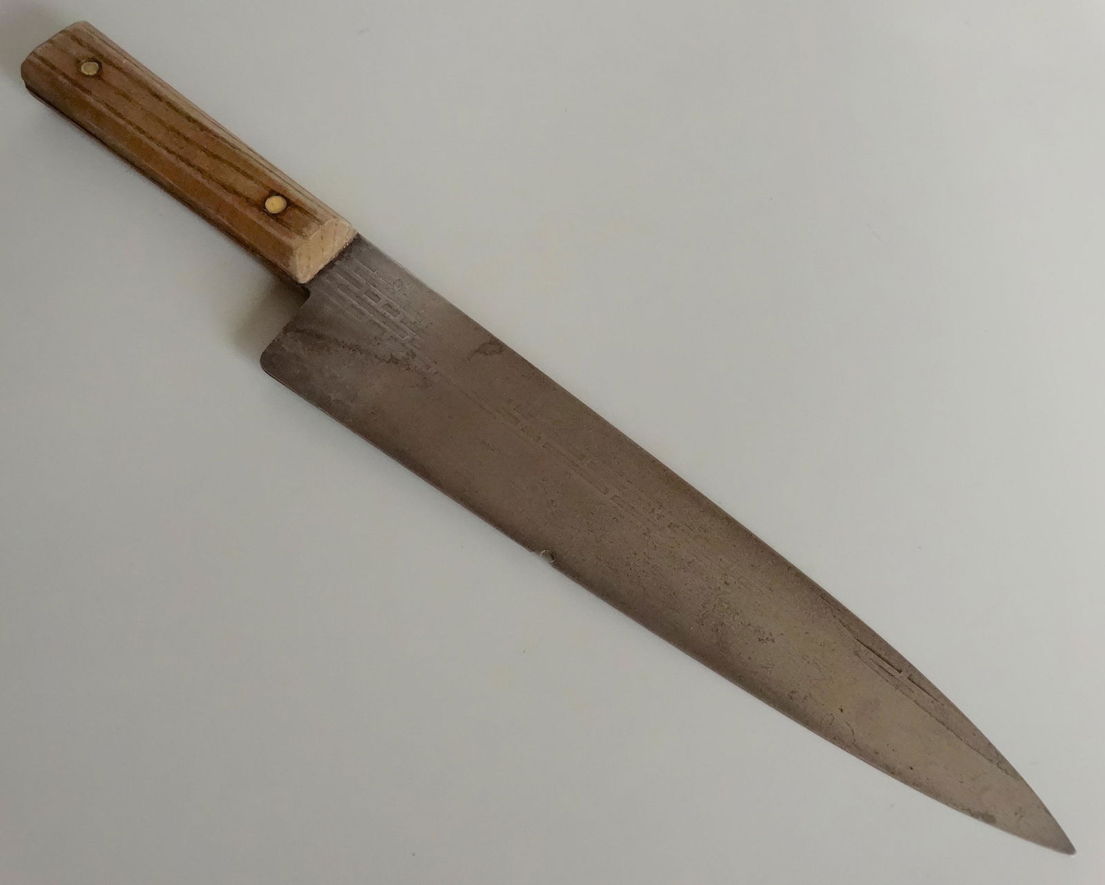 Antique Chef Cook Knife Forgecraft Hi Carbon Steel #22 (1 of 8)