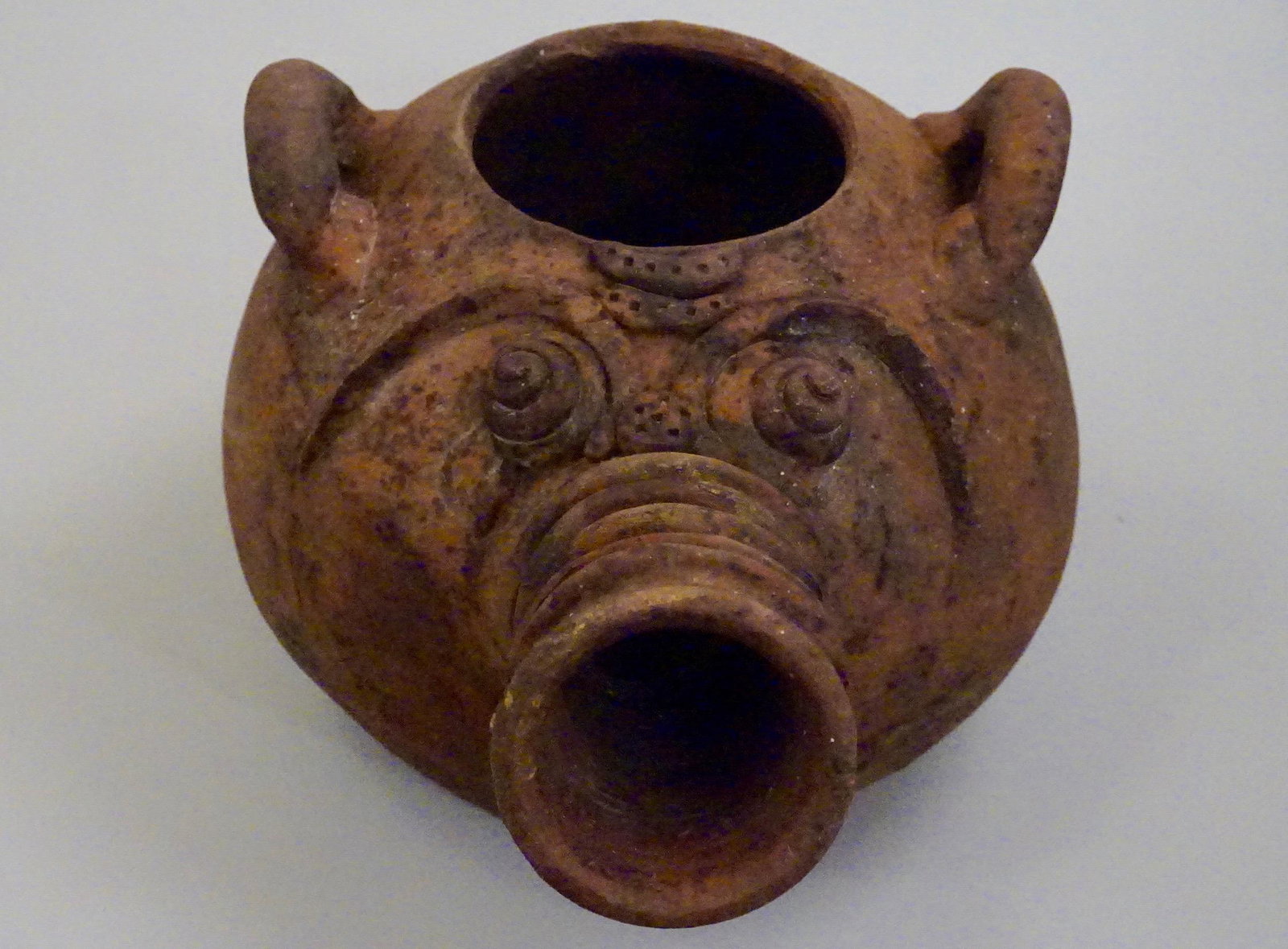 Vintage Earthenware Whimsical Pottery Figural Vessel (1 of 8)