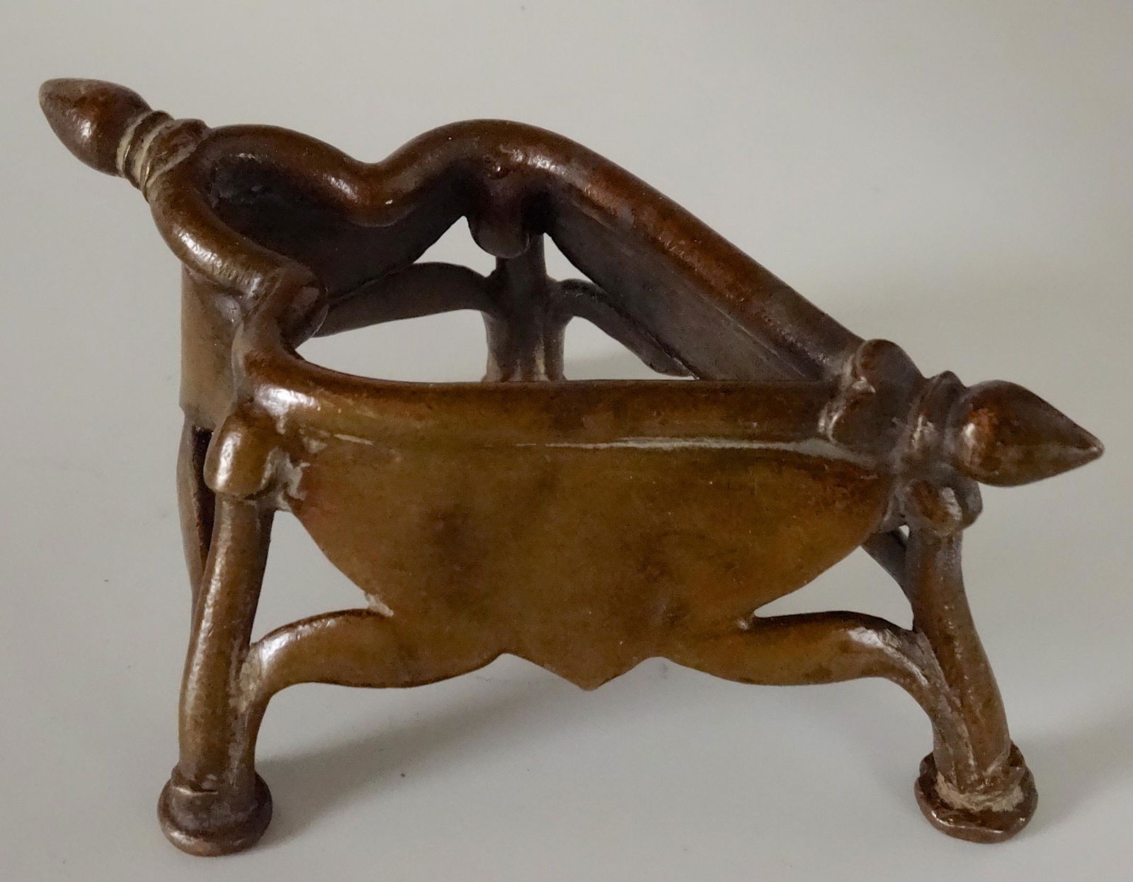 Antique Middle Eastern Brass Trivet Stand (1 of 6)