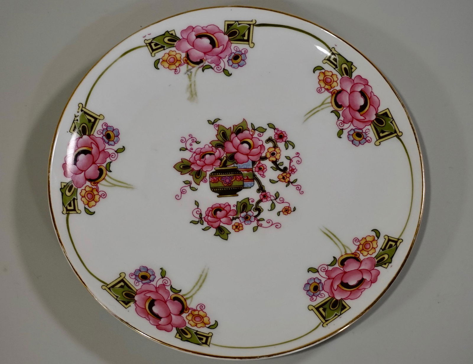ZS & Co Antique Porcelain Plate Zeh Scherzer China (1 of 4)
