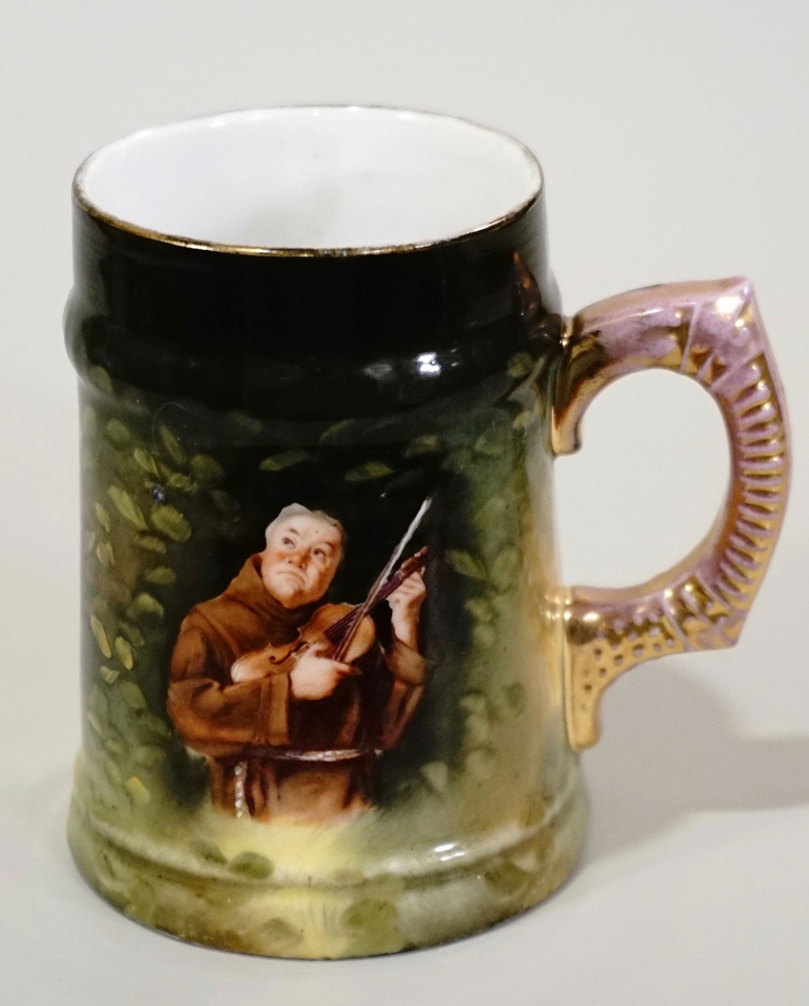 Victoria Monk Beer Stein Porcelain Mug Tankard Austria (1 of 7)