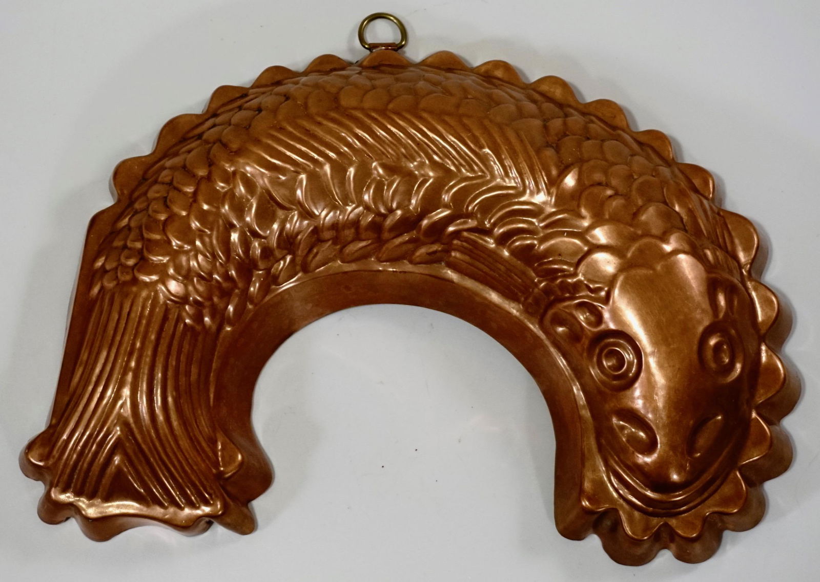 Copper Fish Baking Mold Wall Plaque (1 of 7)