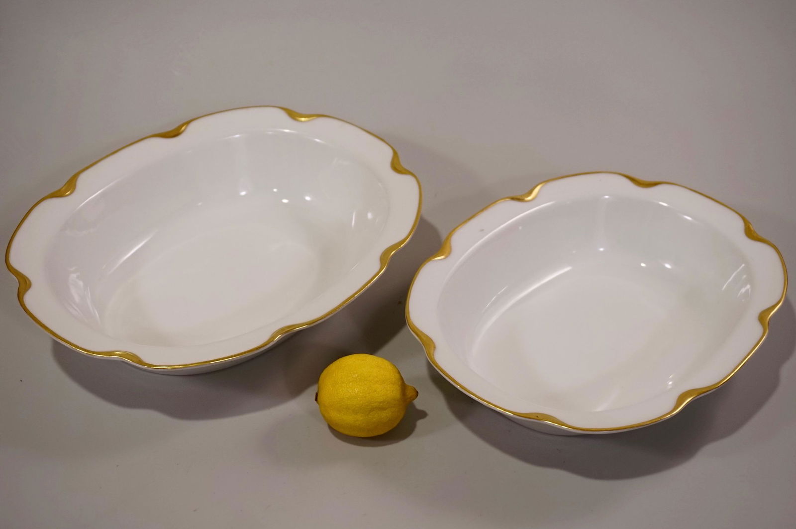 Haviland Limoges White Gold Porcelain Serving Dish c (1 of 7)