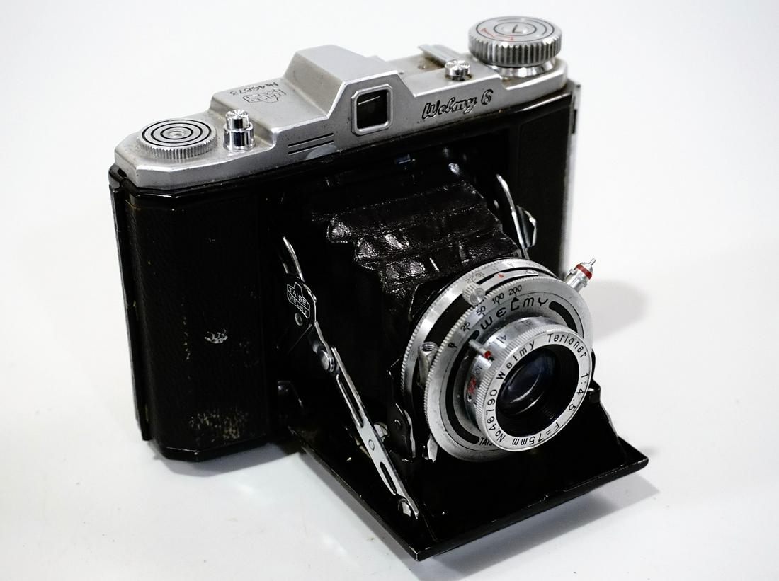 Taisei Koki Welmy 6 Folding Camera Terionar Lens 75mm: Taisei Koki Welmy 6 Folding Camera Terionar Lens 75mm F3.5