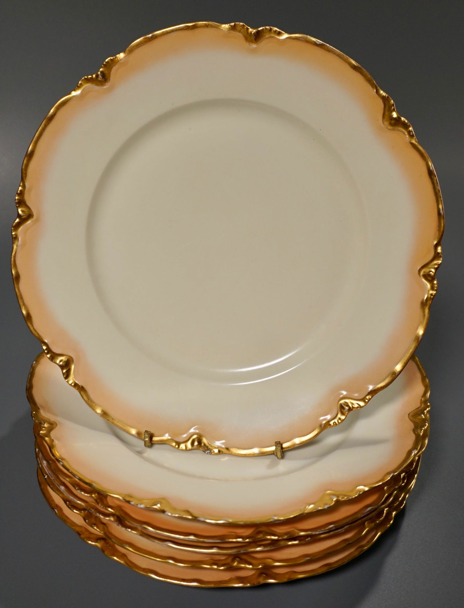 Haviland Limoges Porcelain Dining Plate Set of 6 French (1 of 4)