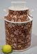 English Aesthetic Pottery Biscuit Jar shaped as a MIlk