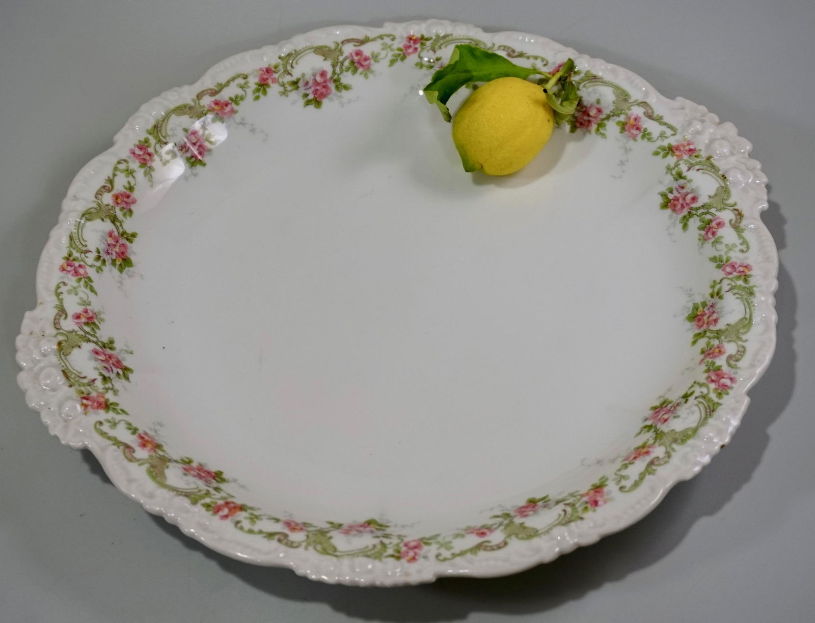 JP Limoges Porcelain Tray Large Platter France c 1900 (1 of 5)