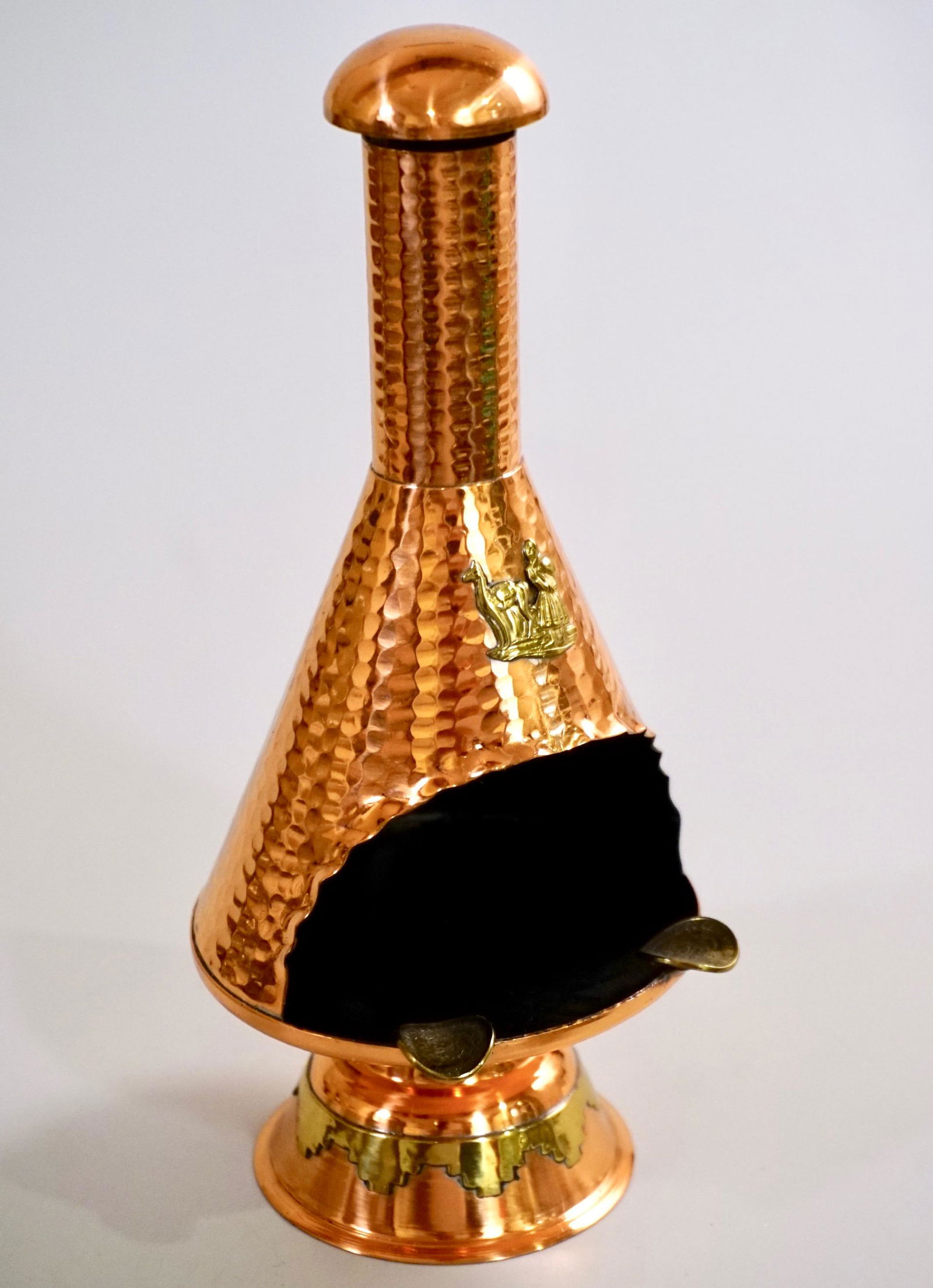 Hammered Copper Chiminea Ashtray (1 of 5)