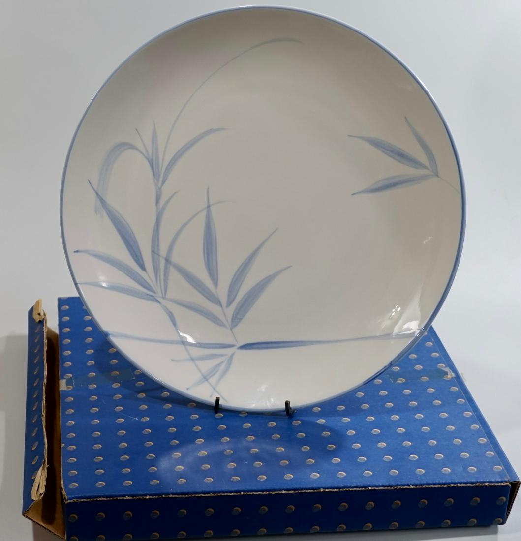 Large Oriental Hand Painted Porcelain Platter Bamboo (1 of 5)