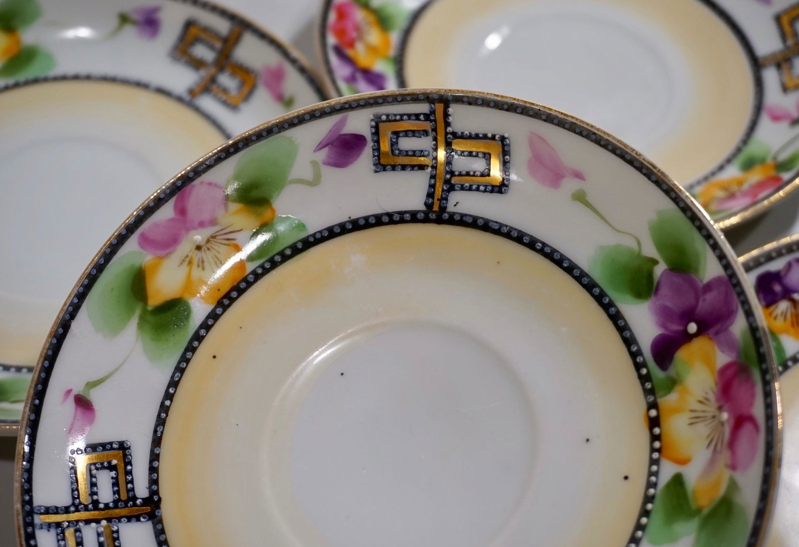 Nippon Hand Painted Vintage Porcelain Small Plate (1 of 4)