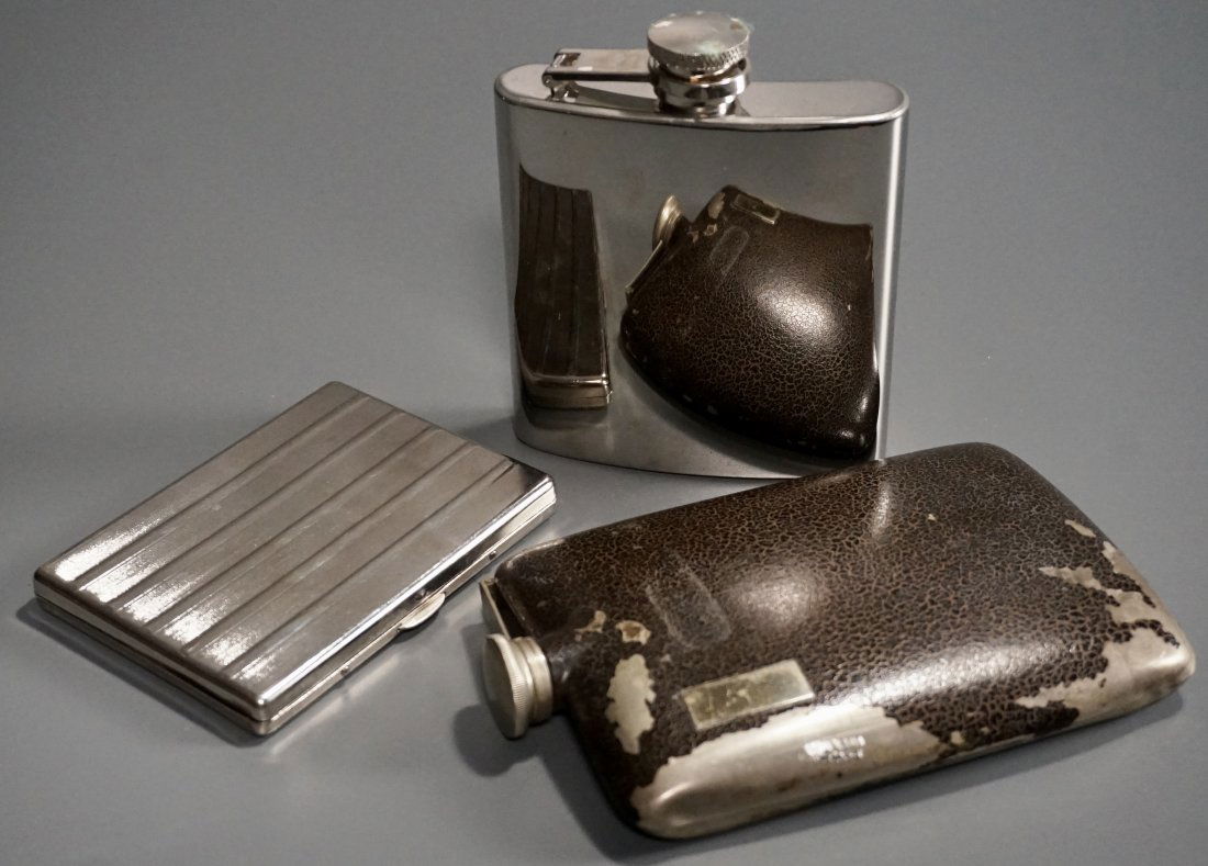 Vintage Spirit Flask Cigarette Holder Lot of 3 Items (1 of 3)