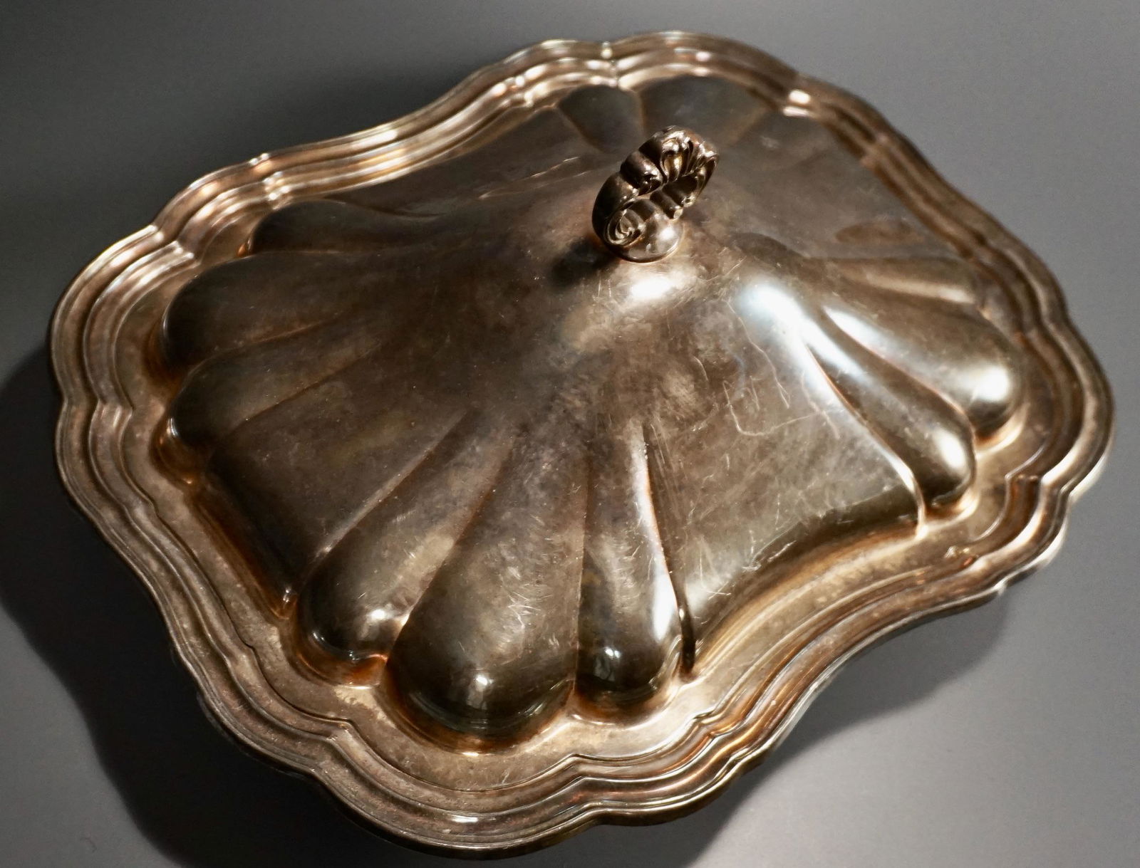 Large Silver Plated Vegetable Entree Hot Meal Serving (1 of 5)