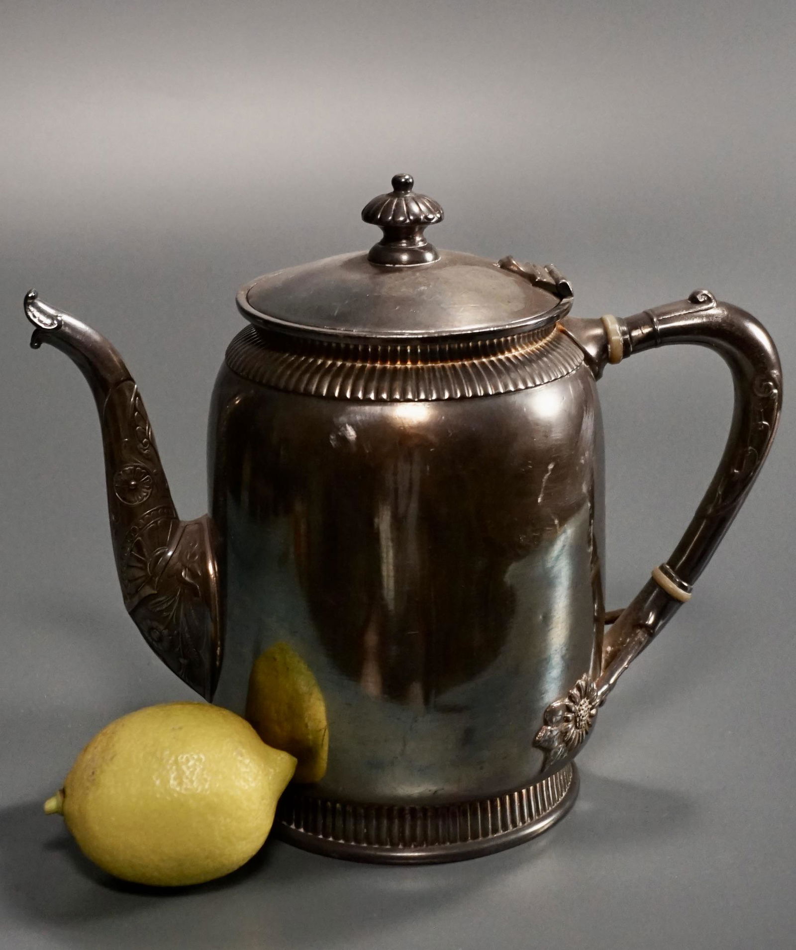 Antique Victorian Coffee Pot Eastlake Design American (1 of 6)