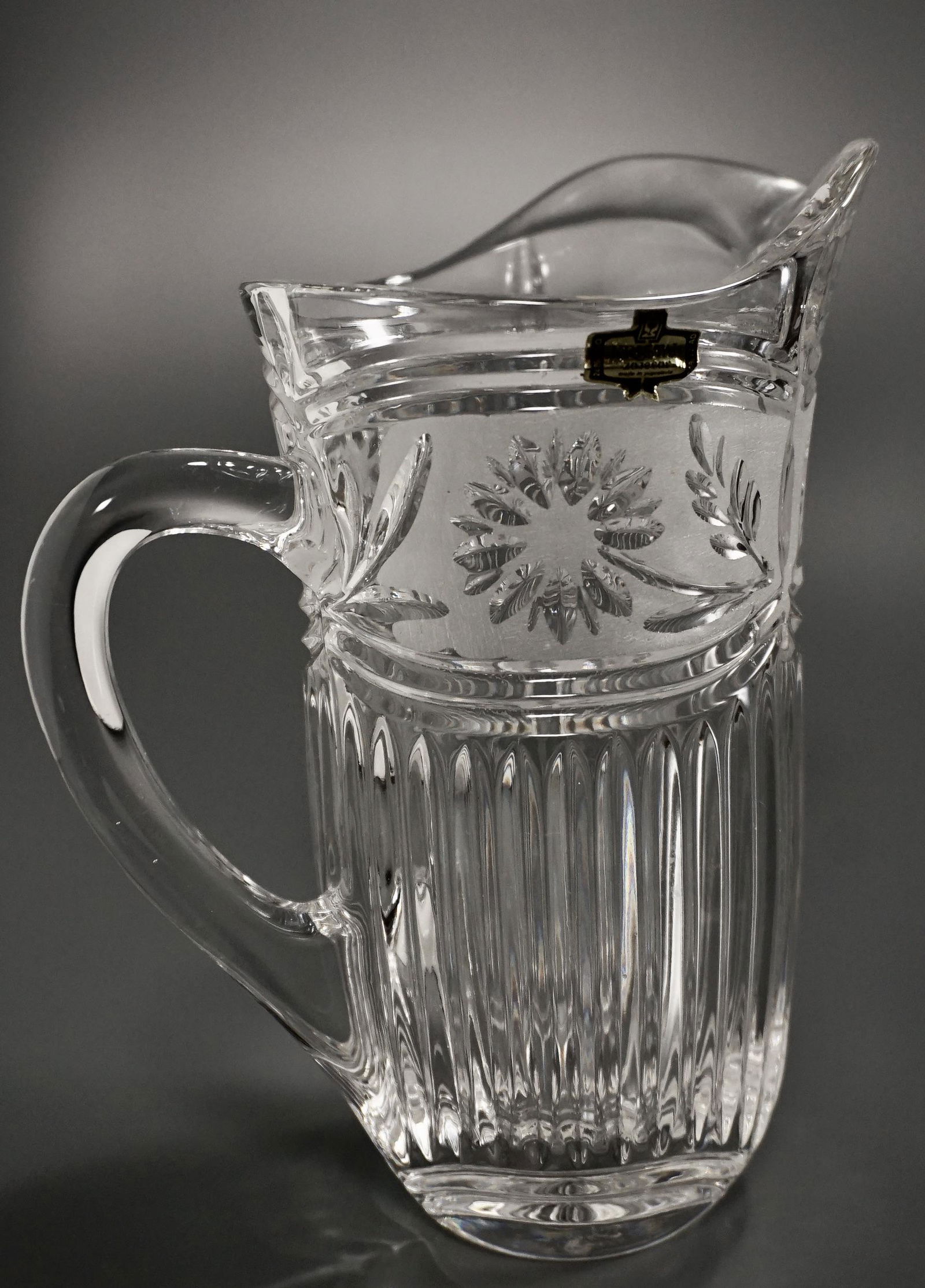 German Crystal Water Pitcher (1 of 5)