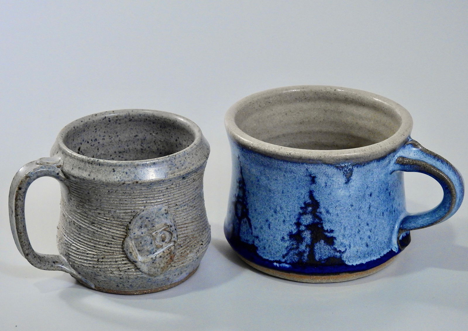 Mid Century Studio Signed Art Pottery Pine Tree Glazed (1 of 3)