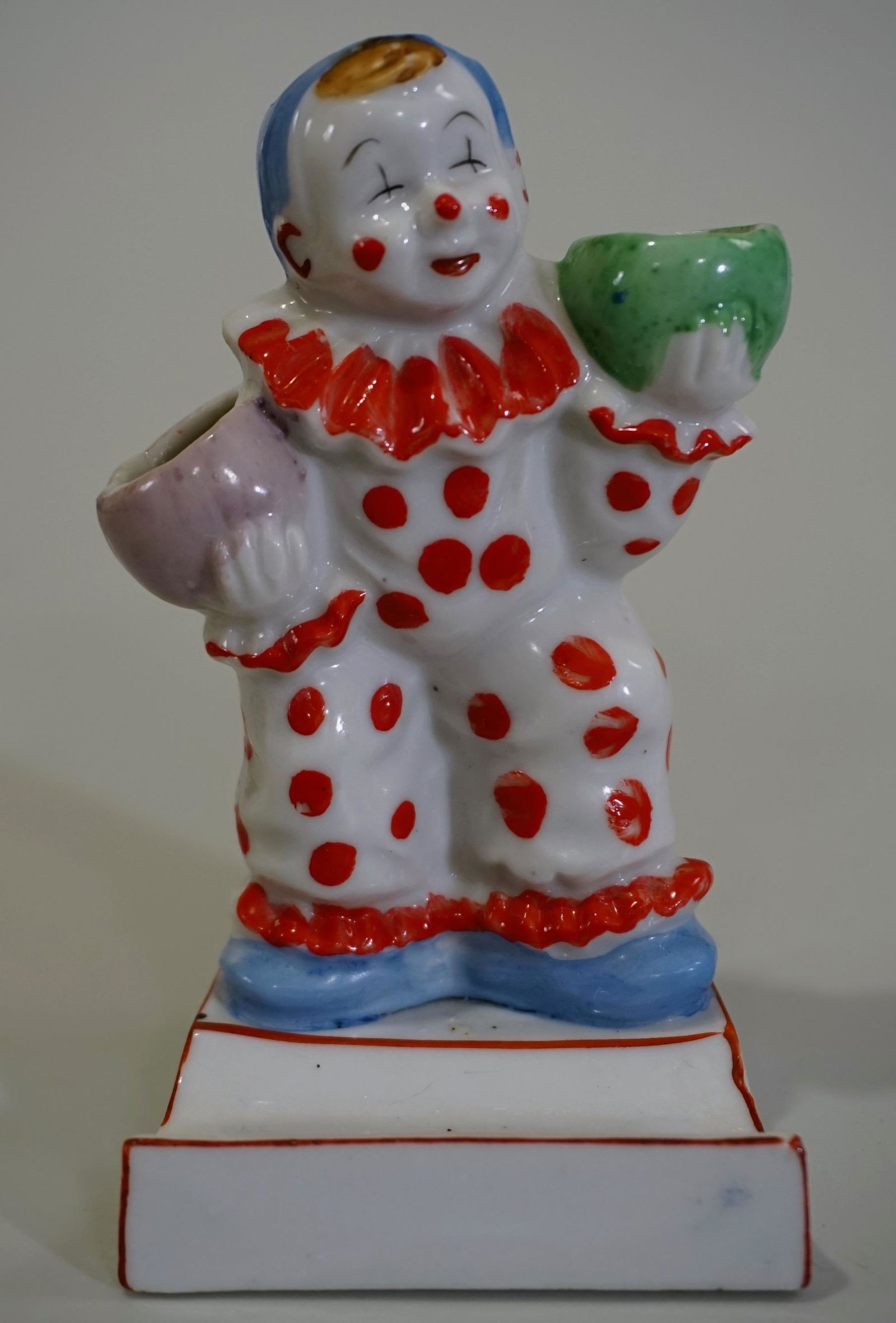 Jungling Clown Vintage Porcelain Toothbrush Holder (1 of 6)