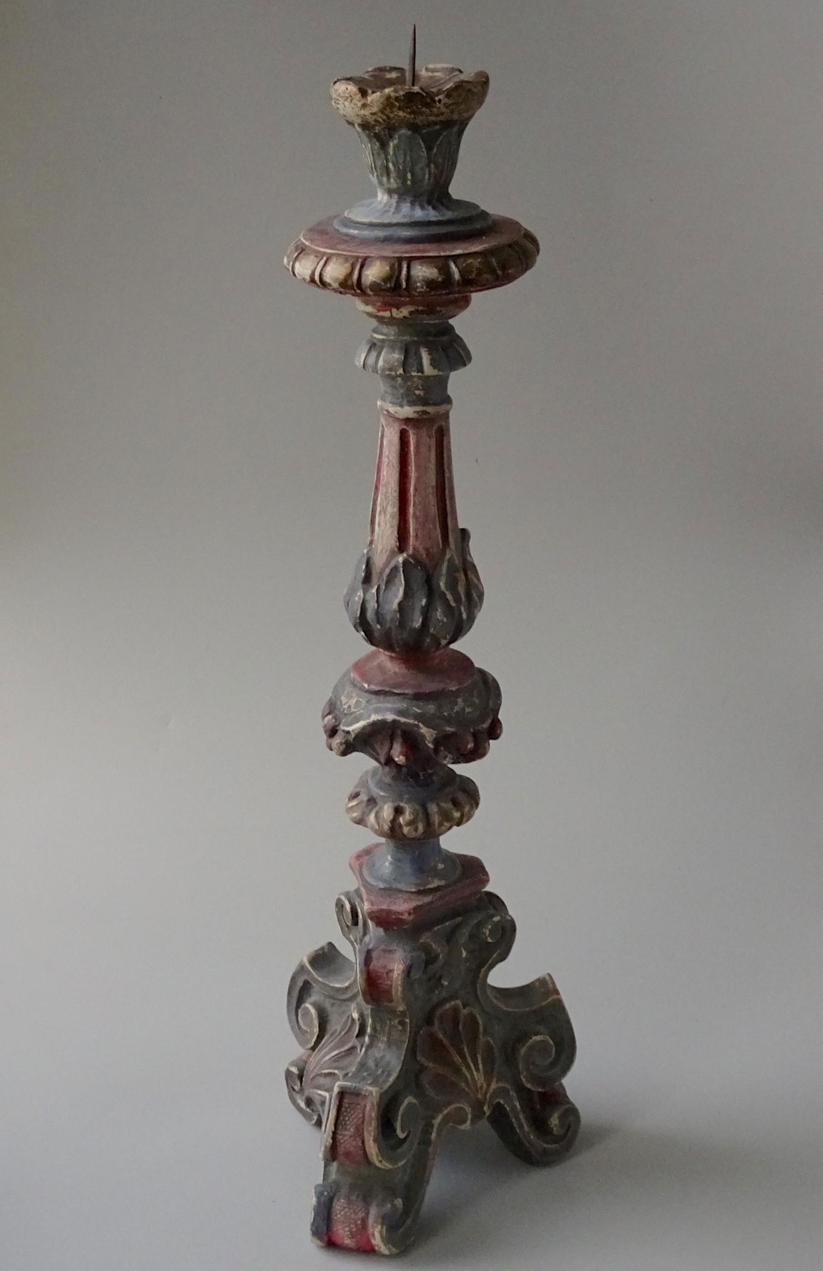 Large Designer Faux Painted Italian Style Pricket (1 of 9)