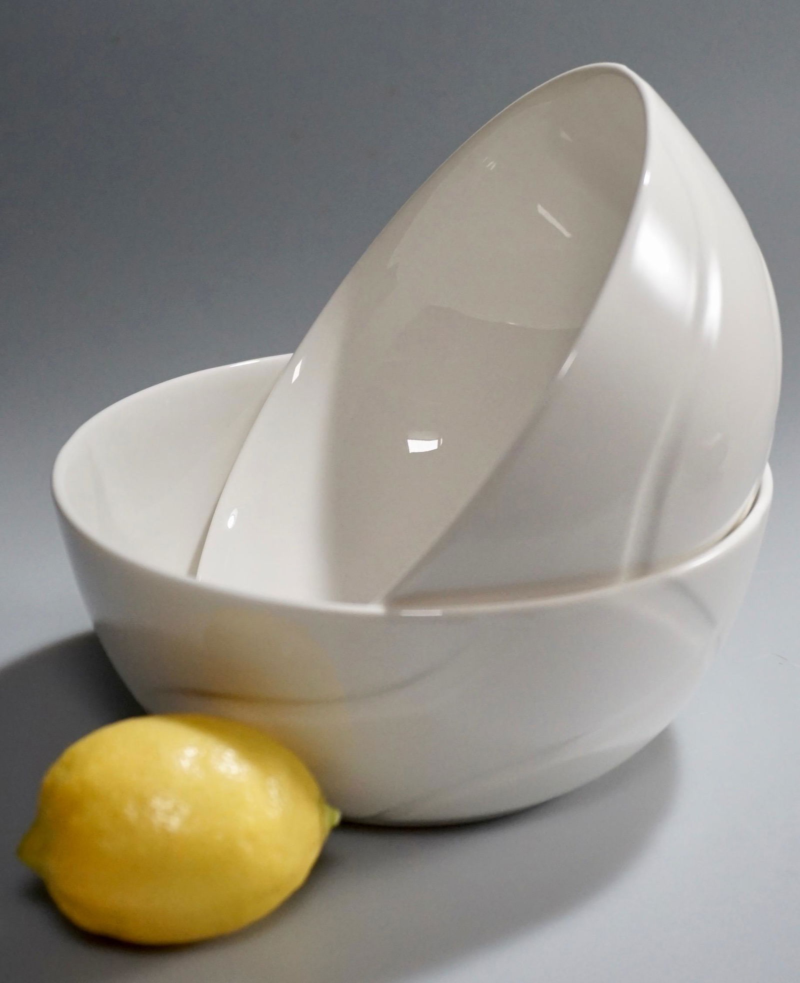 Lenox Vibe White China Bowl Lot of 2 Bowls Microwave (1 of 3)