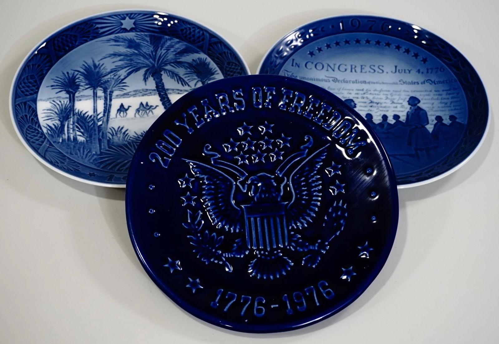 American Eagle Cobalt Blue Commemorative Plaque (1 of 9)