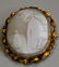 Victorian Shell Cameo Brooch
