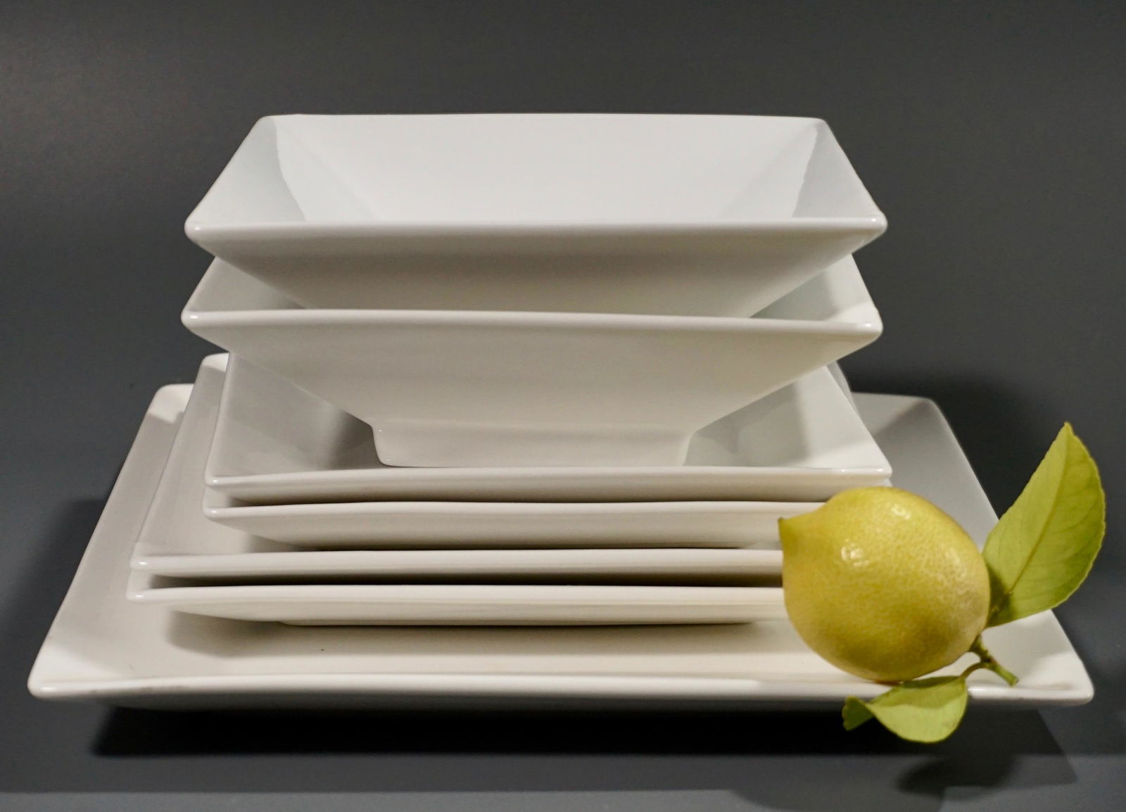 Vintage Restaurant Ware Modern Square Service for Two (1 of 9)