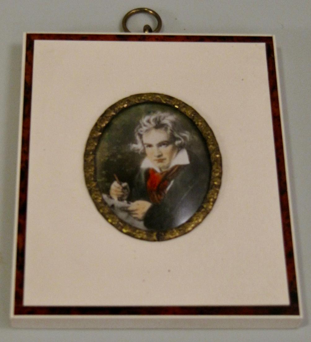 Beethoven Framed Miniature After Joseph Karl Stieler (1 of 4)