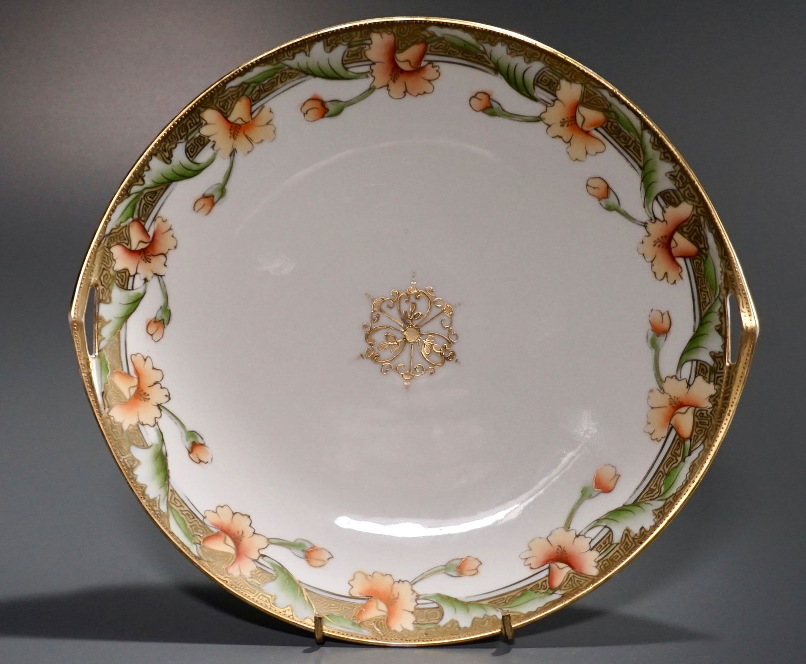 Vintage Nippon Art Nouveau Cake Plate Platter Open Hand (1 of 6)