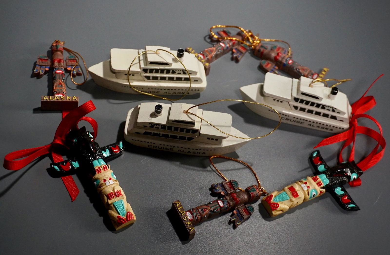 Alaska Cruise Christmas Tree Ornaments Lot (1 of 3)