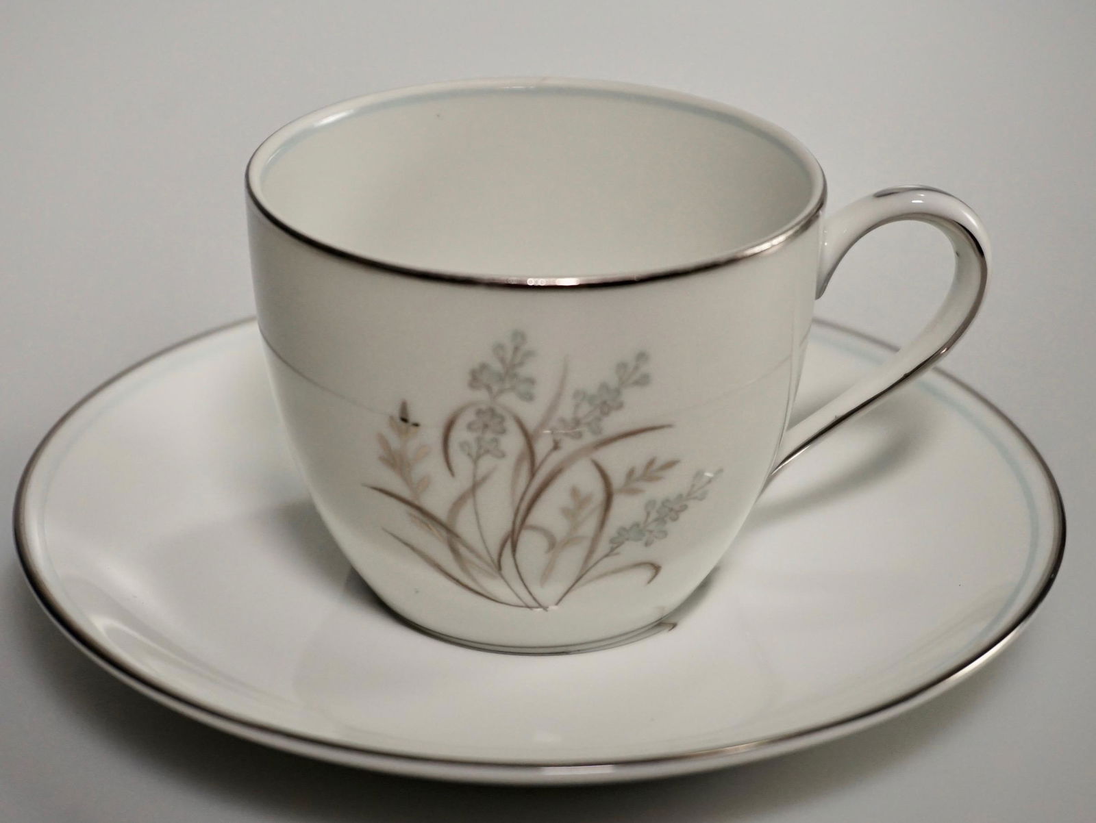 Noritake China Taryn Demitasse Cup Saucer Set (1 of 5)
