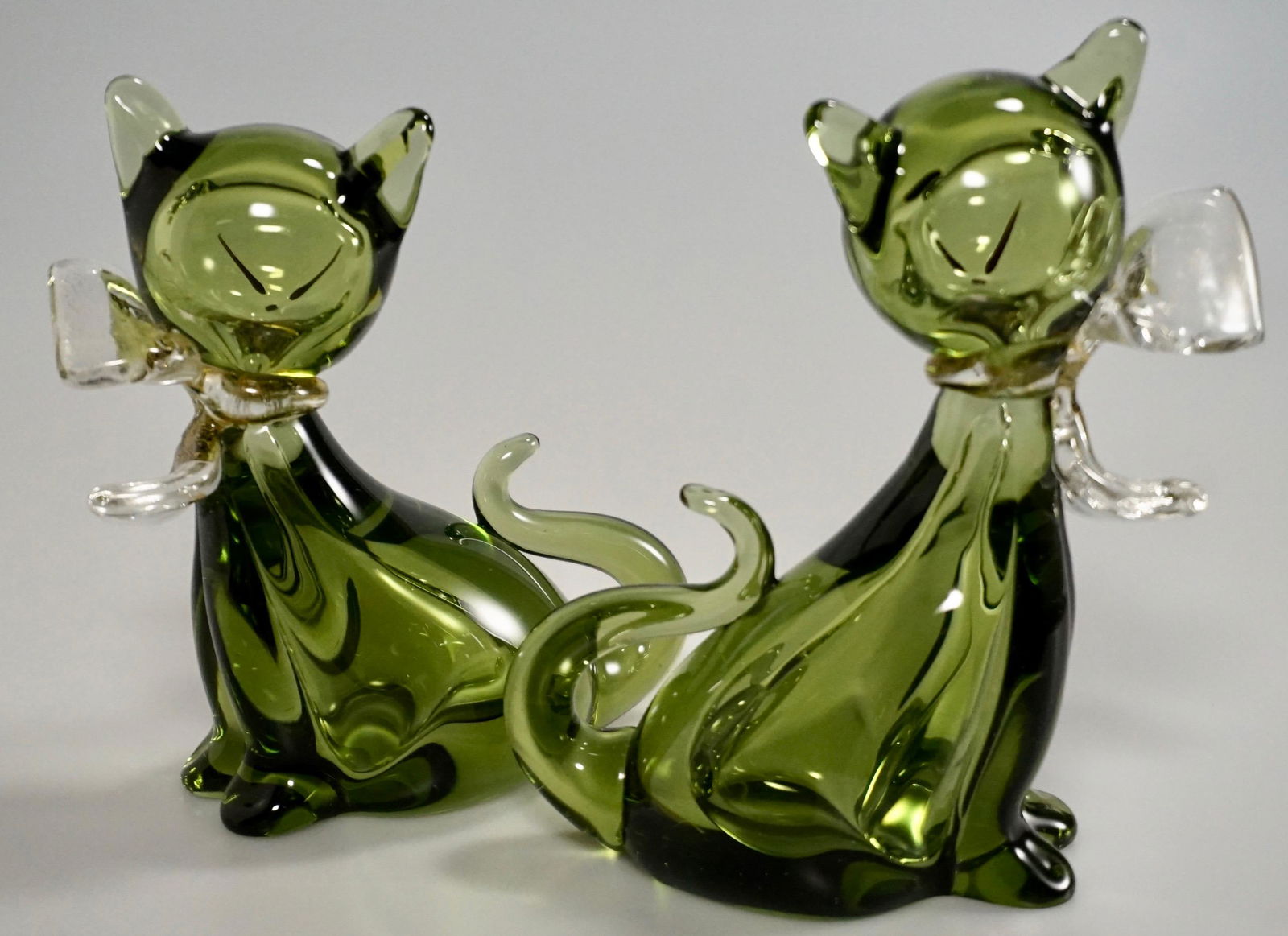 Alfredo Barbini Murano Modern Cat Sculpture Mid Century (1 of 7)