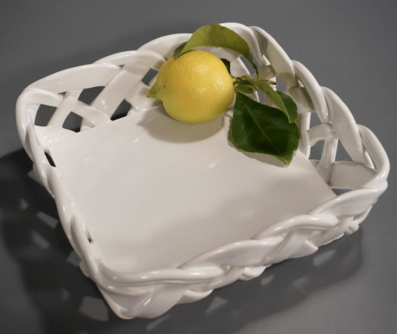 Basket Weave Pottery Square Bowl By Sur la Table (1 of 3)