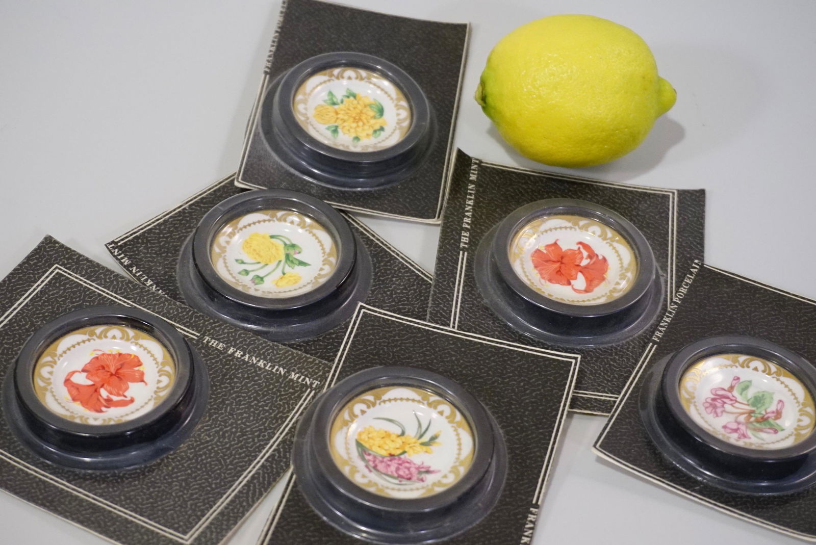 Franklin Porcelain Mini Plate Lot of 6 Franklin Mint (1 of 5)