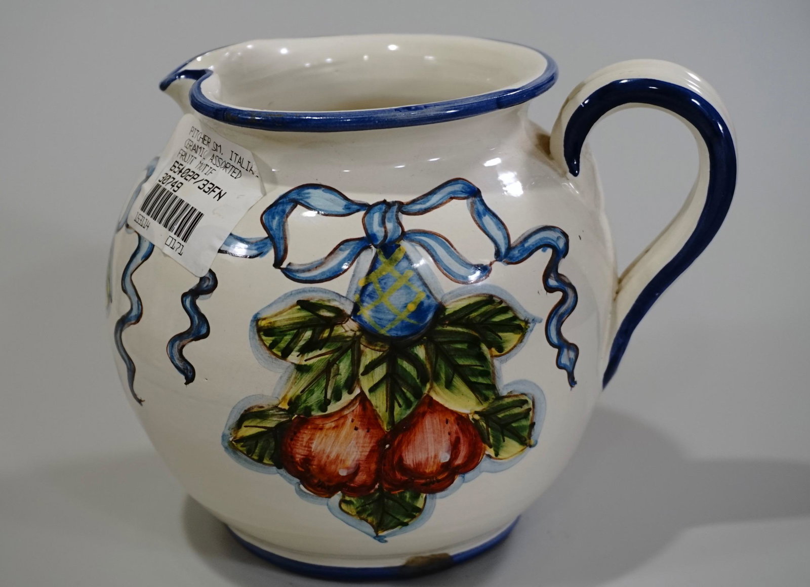 Hand Painted Italian Ceramic Pitcher (1 of 6)