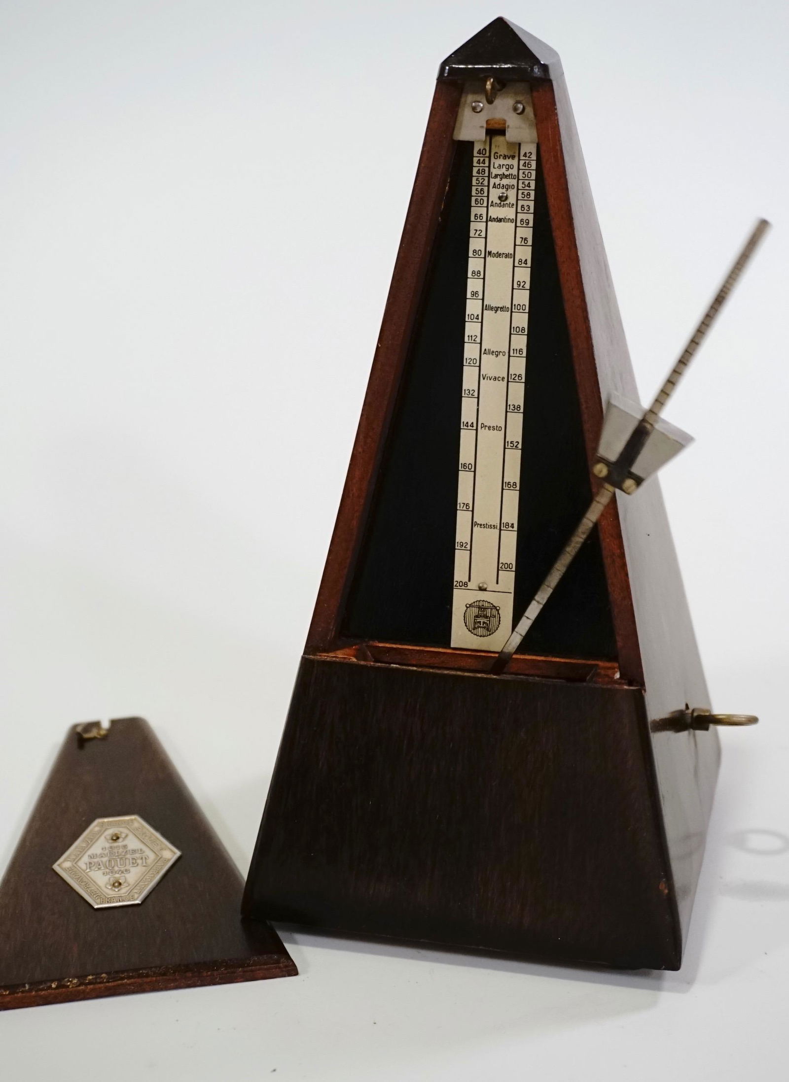 French Metronome Maelzel Paquet Wind-up Movement (1 of 9)