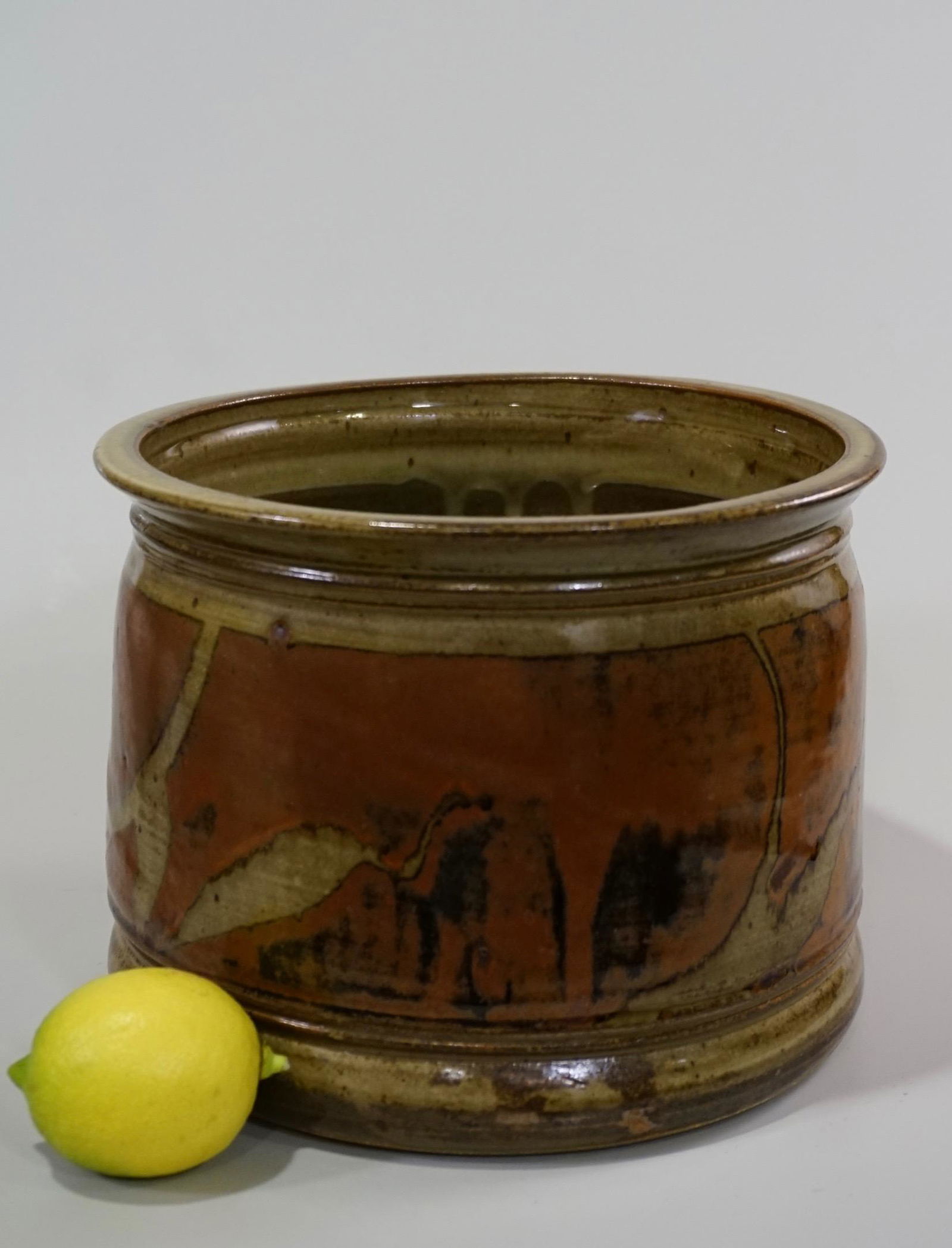 Vintage Mid Century Studio Glazed Pottery Planter (1 of 6)