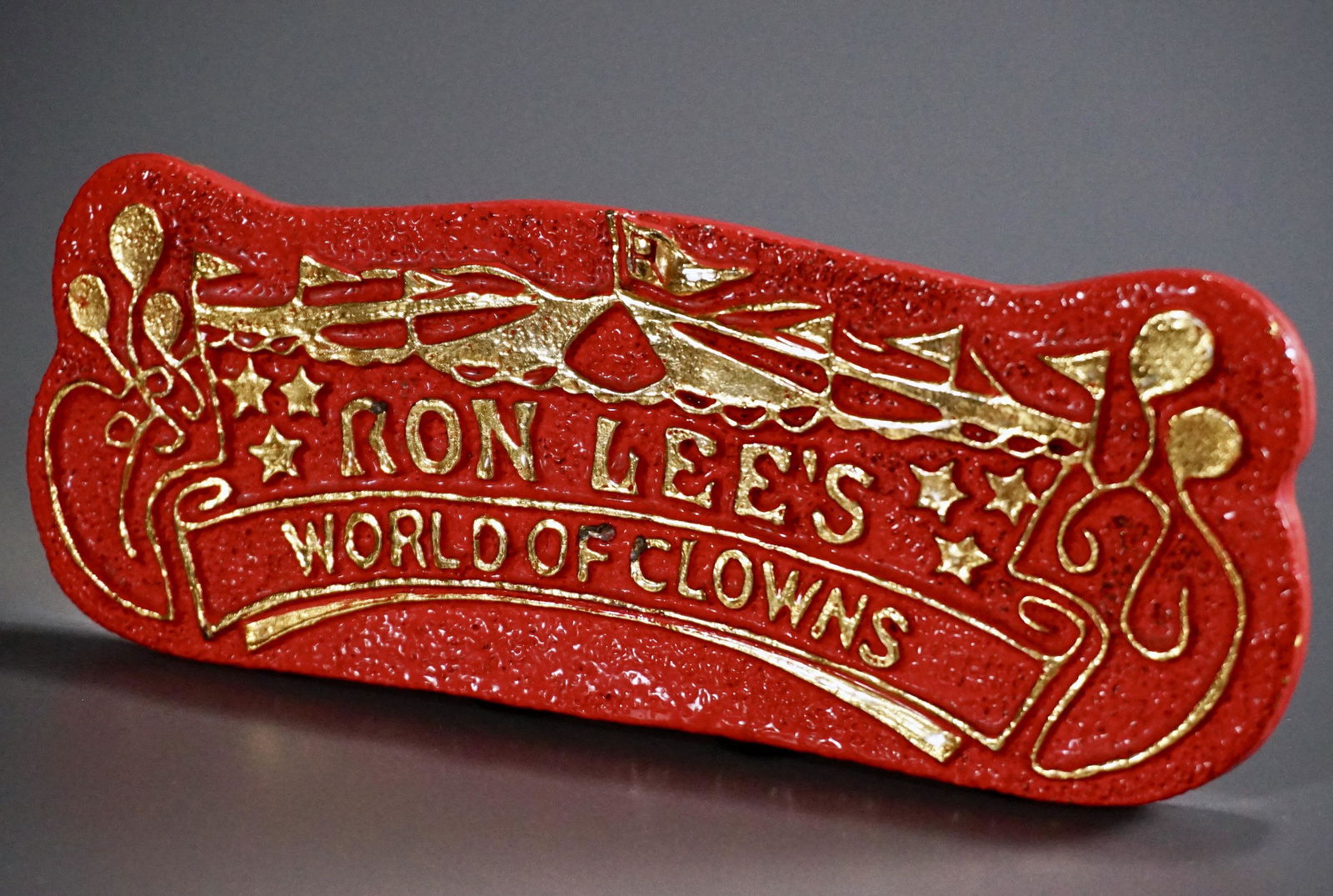 Ron Lee World of Clowns Circus Paperweight Heavy Bronze (1 of 4)