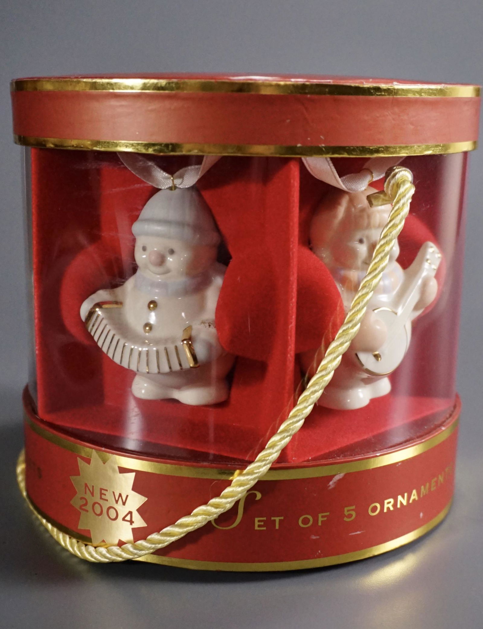 Lenox Porcelain Snowman Christmas Tree Ornaments Lot of (1 of 7)