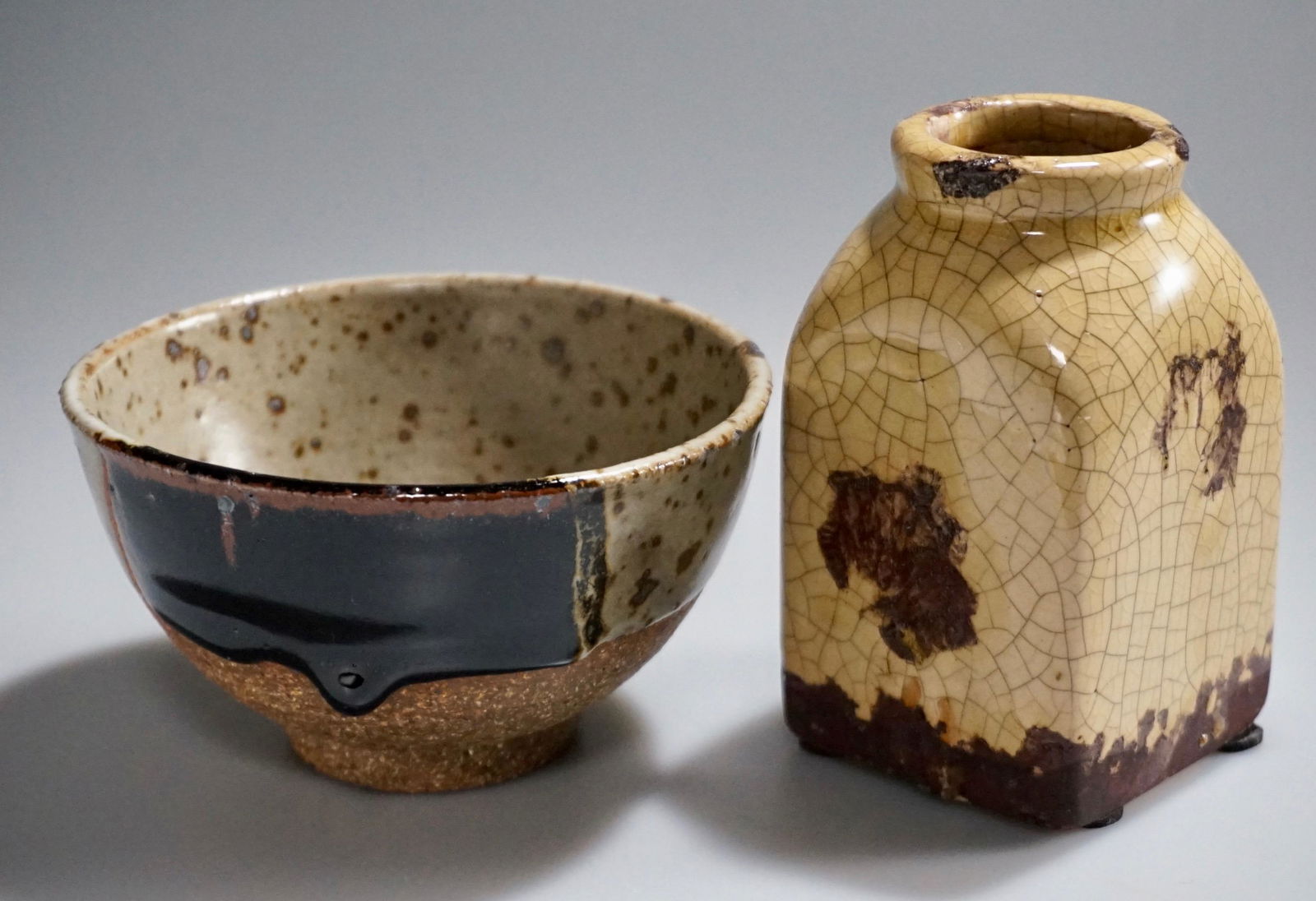 Mid Century Ceramic Studio Art Pottery Bowl Small Vase (1 of 5)