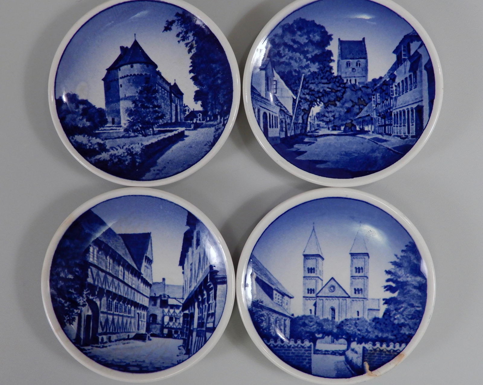 Danish Blue Architectural Denmark Wall Plaques Butter (1 of 5)