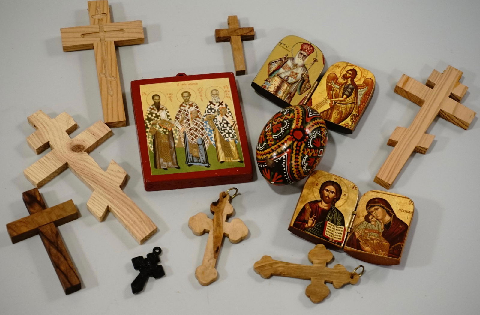 Collection of Russian Orthodox Wooden Crosses Easter (1 of 4)