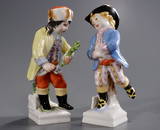 KPM Porcelain Season Figurines Winter and Spring