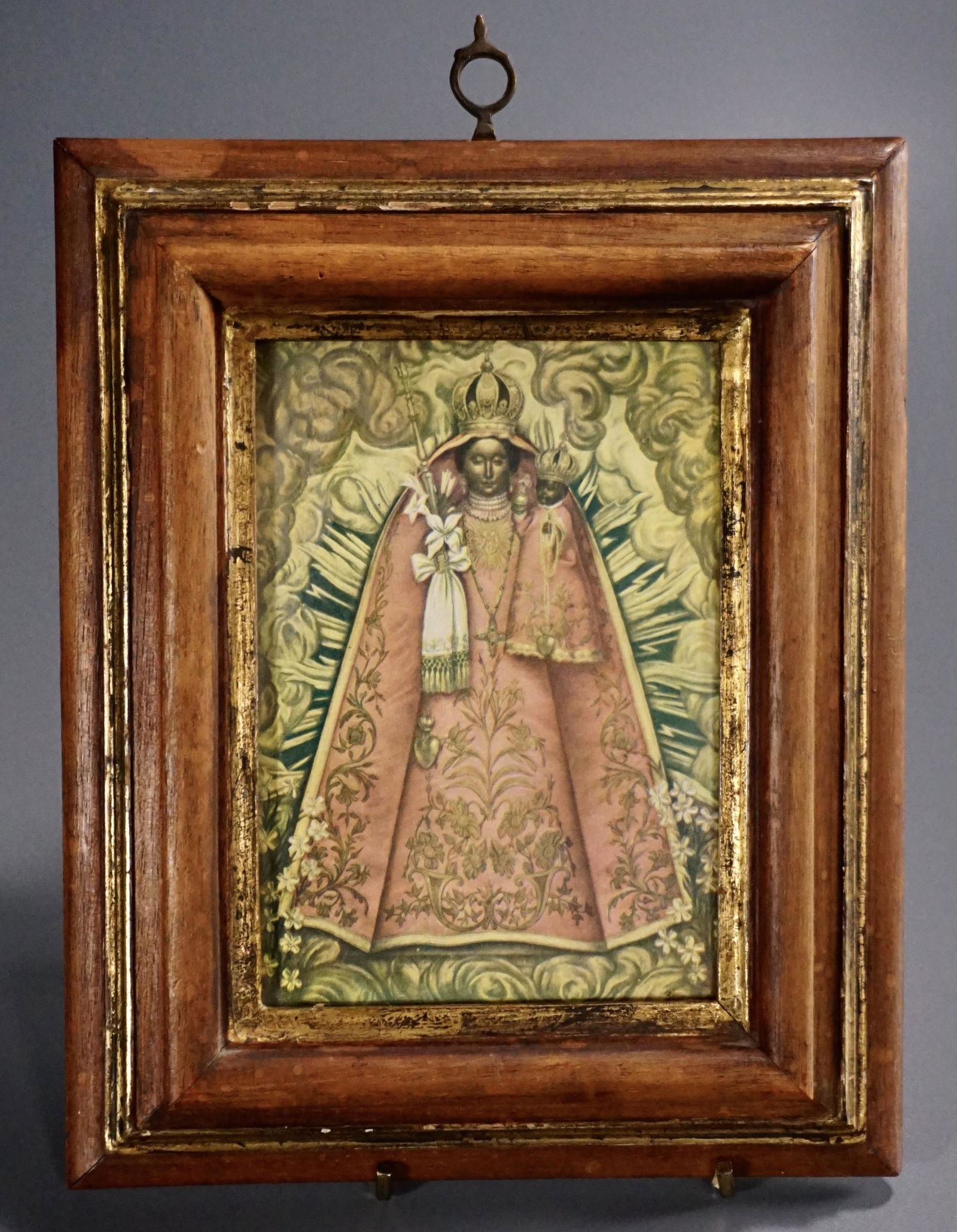 Black Madonna Florentine Print Framed in Original (1 of 9)