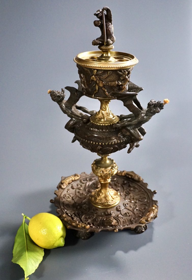 Important Bronze Devil Cigar Lighter (1 of 12)