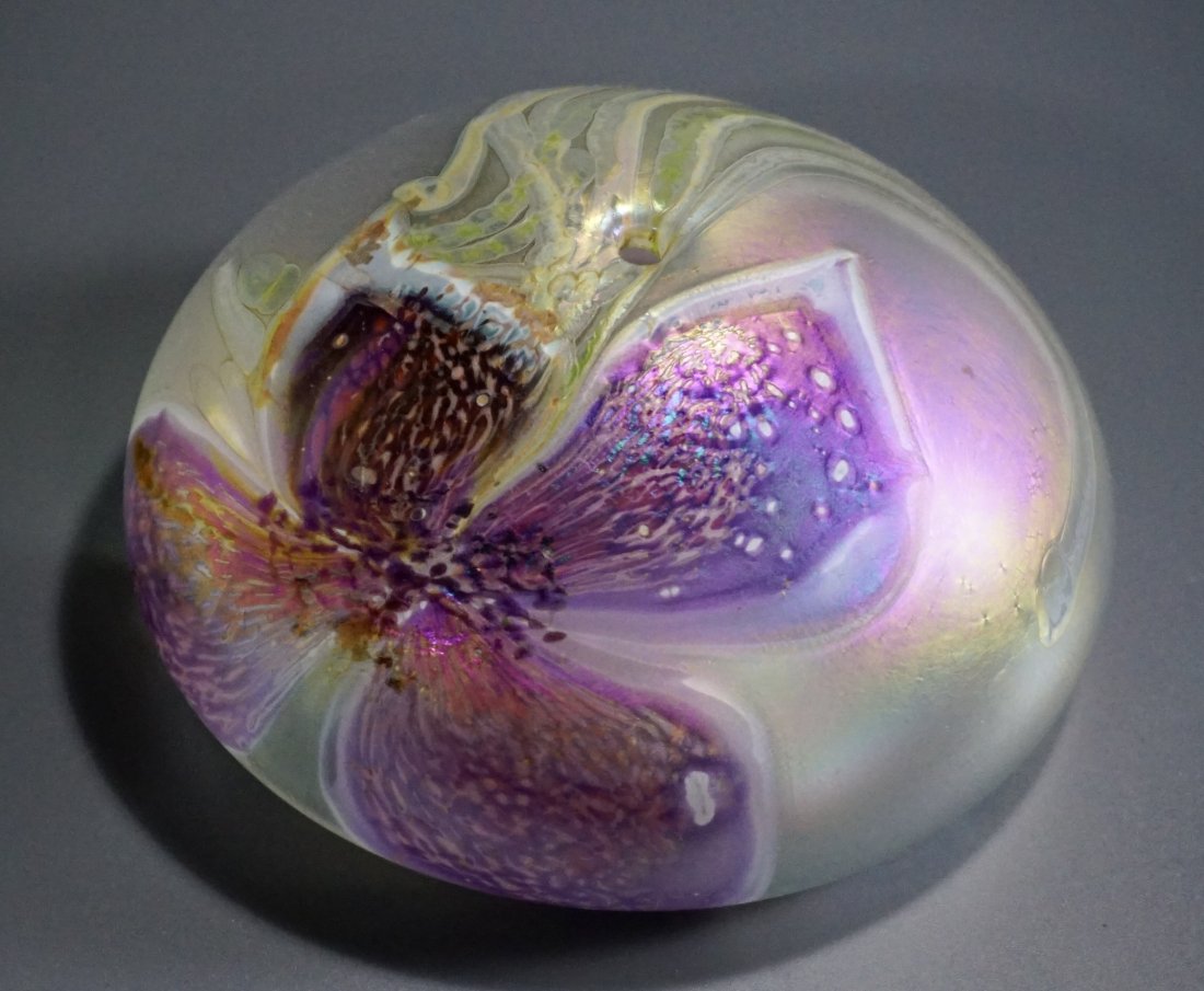 Glasshouse Studio Iridescent Art Glass Perfume Oil Lamp (1 of 10)