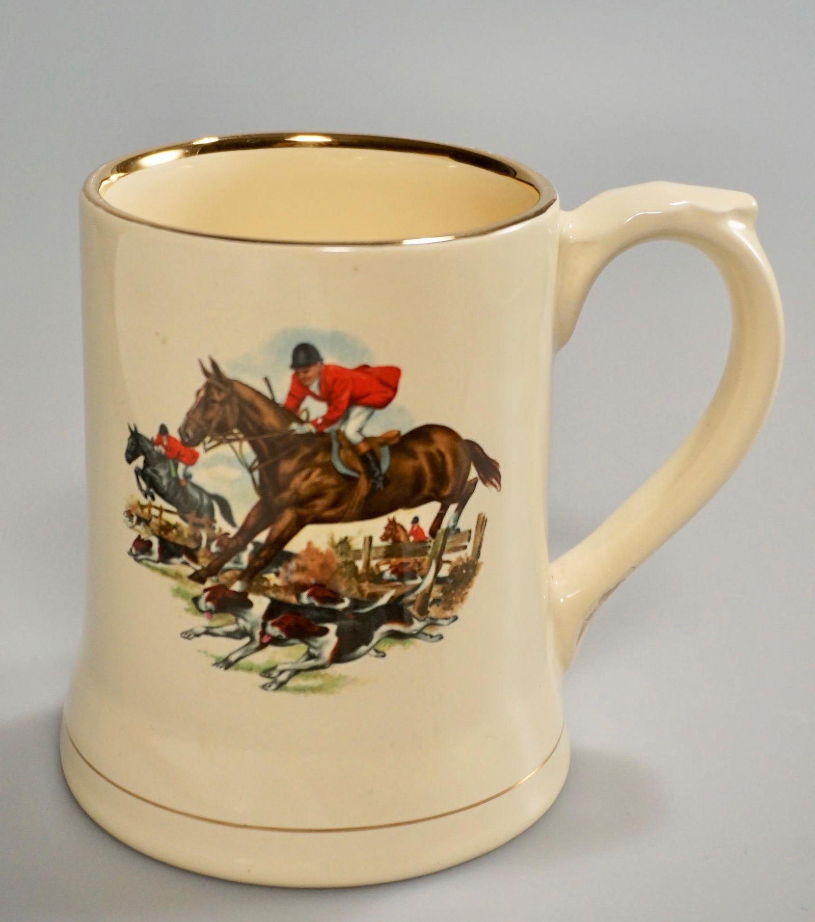 English Wade Pottery Fox Hunting Scene Mug (1 of 6)